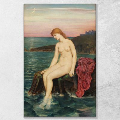 The Little Sea Maid Evelyn De Morgan emg45 canvas print 