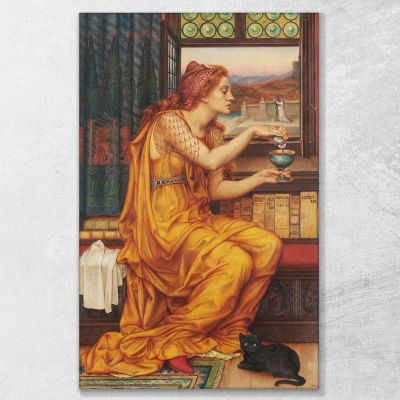 The Love Potion Evelyn De Morgan emg46 canvas print 
