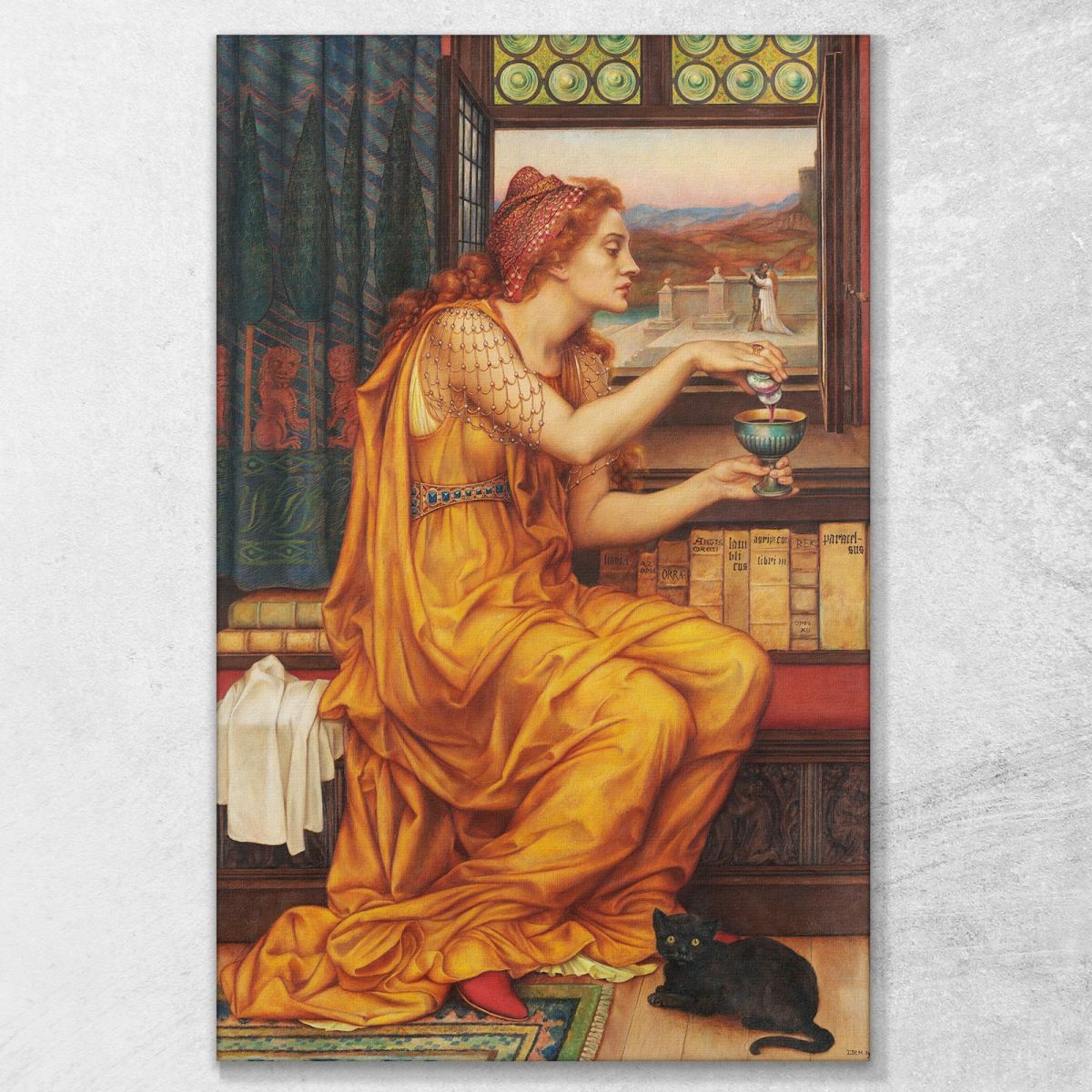 The Love Potion Evelyn De Morgan emg46 canvas print 