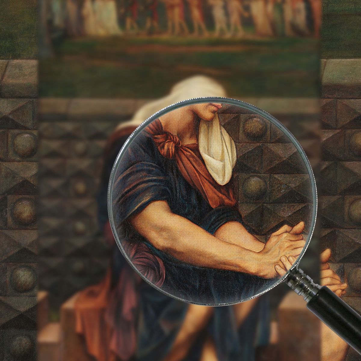 The Poor Man Who Saved The City Evelyn De Morgan emg48 canvas print