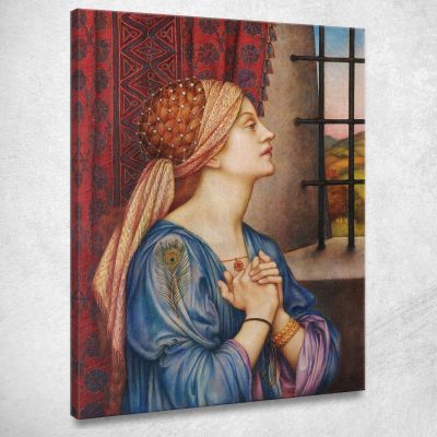 The Prisoner Evelyn De Morgan emg49 canvas print 