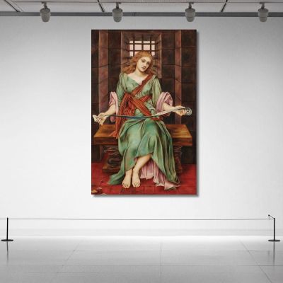 The Soul S Prison House Evelyn De Morgan emg53 canvas print 
