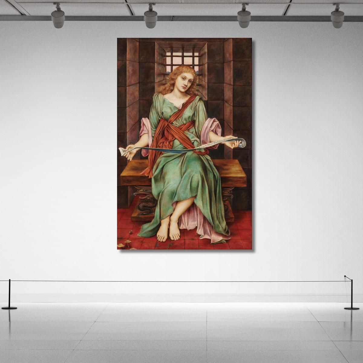 The Soul S Prison House Evelyn De Morgan emg53 canvas print 