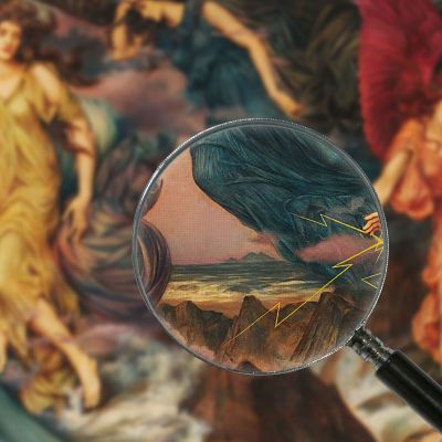 The Storm Spirits Evelyn De Morgan emg54 canvas print