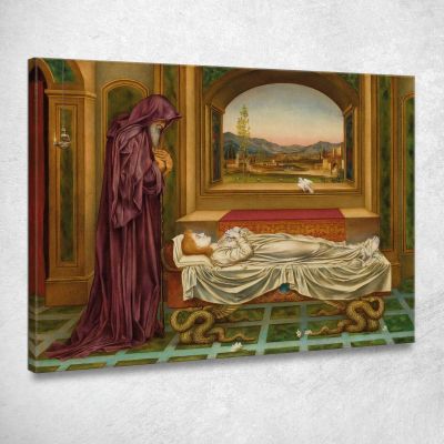 The Wandering Jew Whom The Gods Love Die Young Evelyn De Morgan emg56 canvas print 
