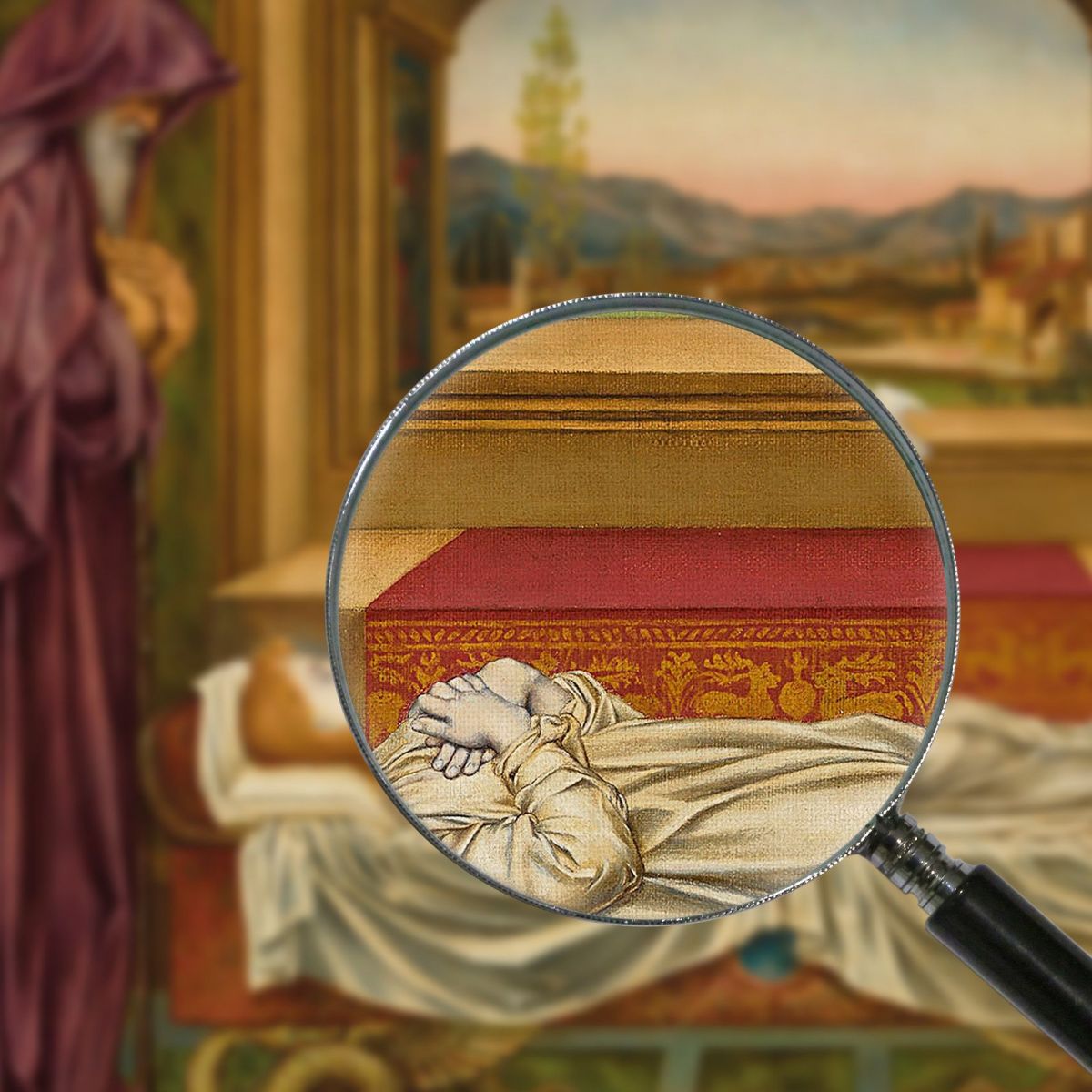 The Wandering Jew Whom The Gods Love Die Young Evelyn De Morgan emg56 canvas print