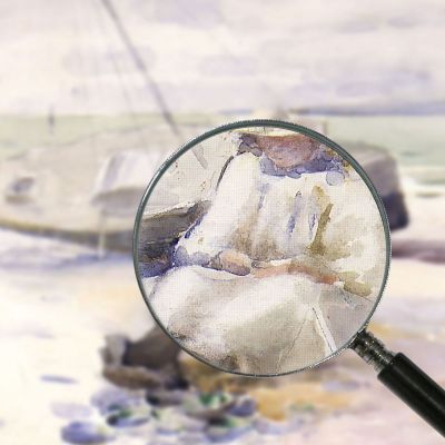 Girl On The Beach Frances Hodgkins fhd13 canvas print