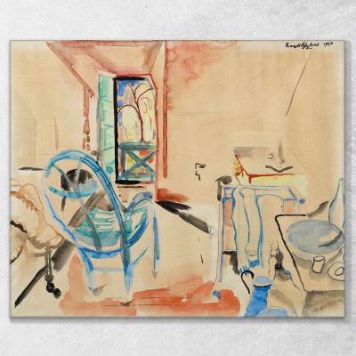 Interior Scene Frances Hodgkins fhd16 canvas print 