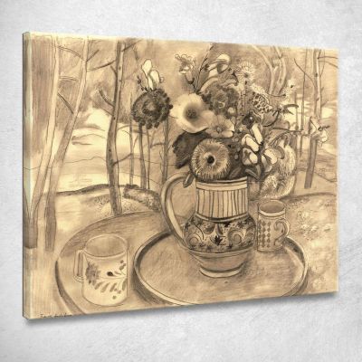 Jug Of Flowers Frances Hodgkins fhd17 canvas print 