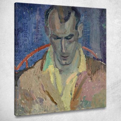 Portrait Of Arthur Lett-Haines Frances Hodgkins fhd22 canvas print 