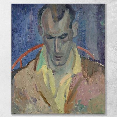 Portrait Of Arthur Lett-Haines Frances Hodgkins fhd22 canvas print 