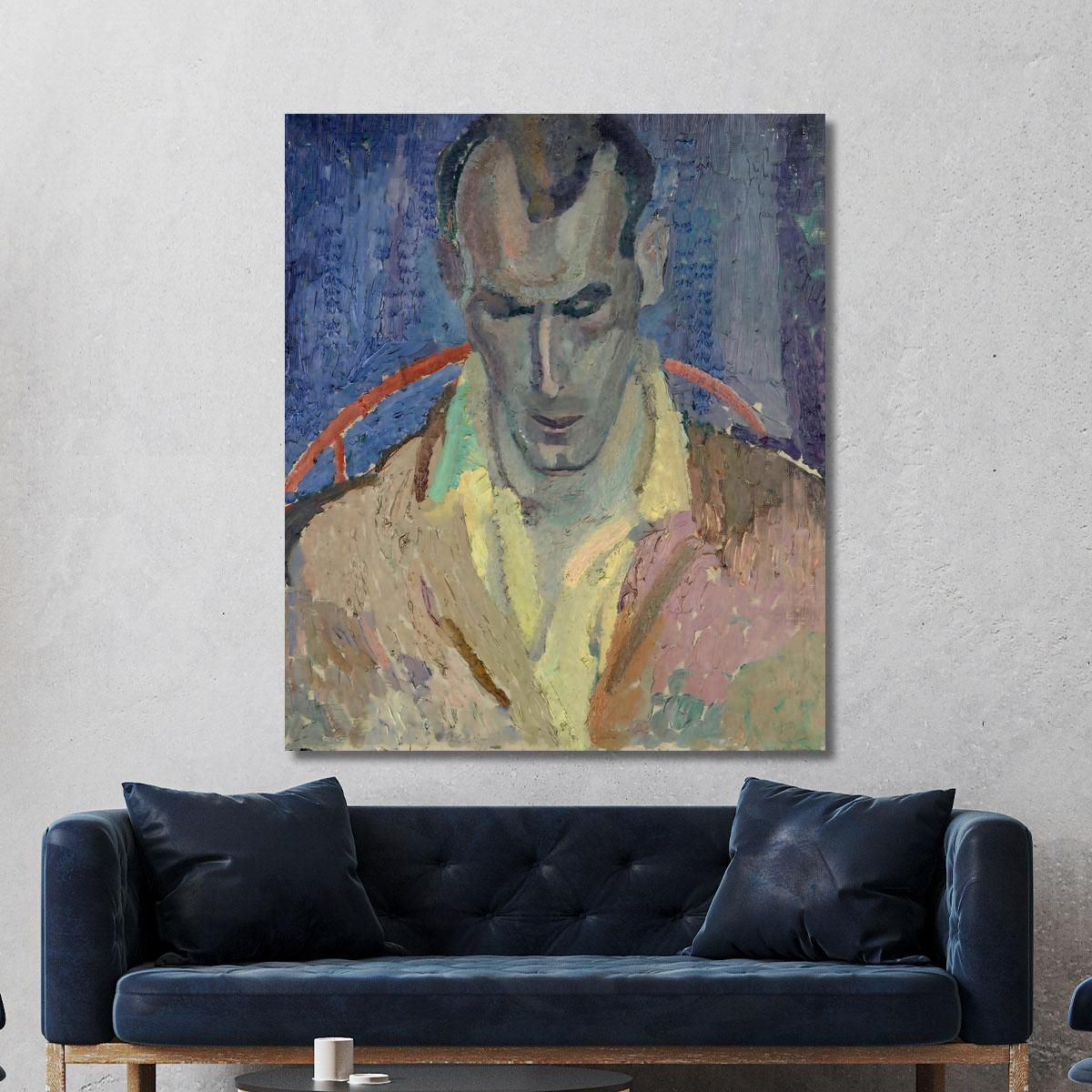 Portrait Of Arthur Lett-Haines Frances Hodgkins fhd22 canvas print 