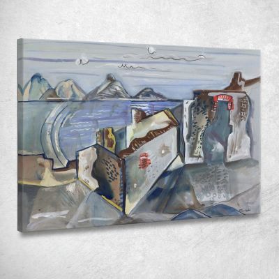 Ruins Frances Hodgkins fhd28 canvas print 
