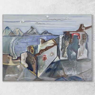 Ruins Frances Hodgkins fhd28 canvas print 