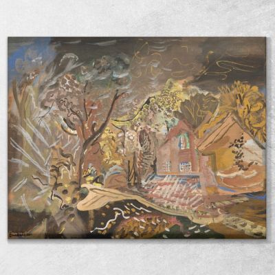 The Croft House Bradford On Tone Taunton Somerset Frances Hodgkins fhd37 canvas print 