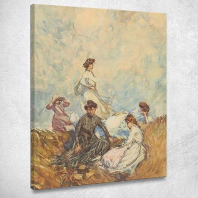 The Hilltop Frances Hodgkins fhd40 canvas print 