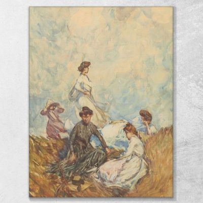 The Hilltop Frances Hodgkins fhd40 canvas print 