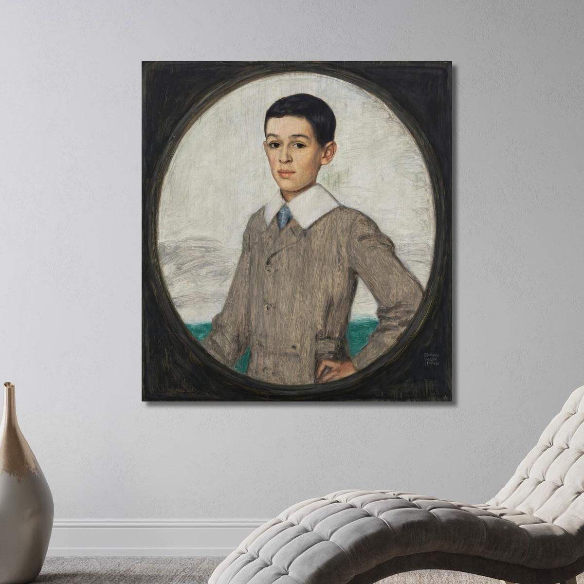Alexander Saitzoff Brother Of Vera Saitzoff Franz von Stuck fvs4 canvas print 