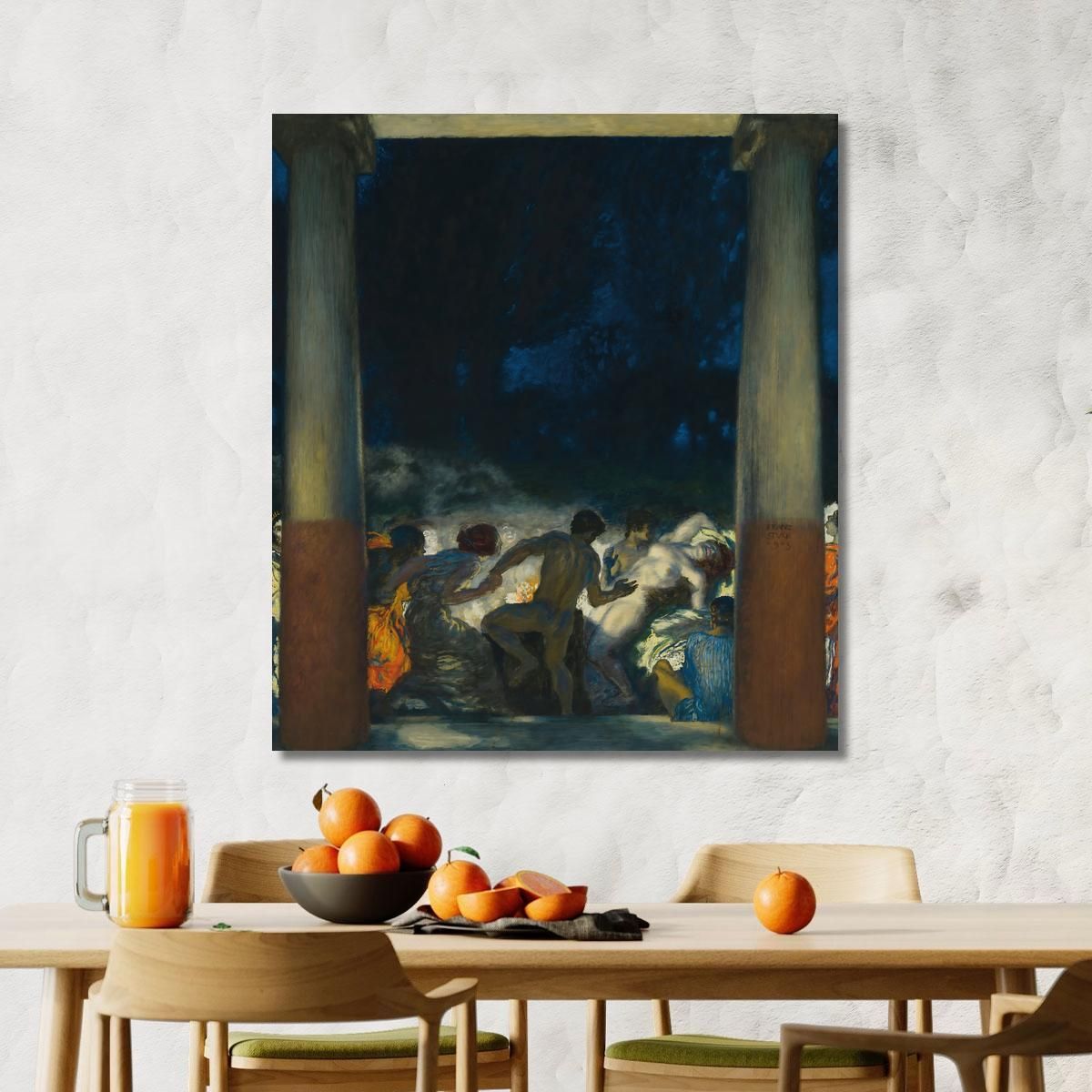 Bacchanal Franz von Stuck fvs6 canvas print 