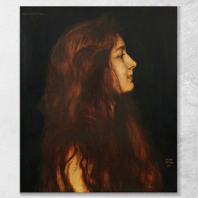 Cinderella Franz von Stuck fvs15 canvas print 