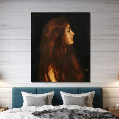 Cinderella Franz von Stuck fvs15 canvas print 