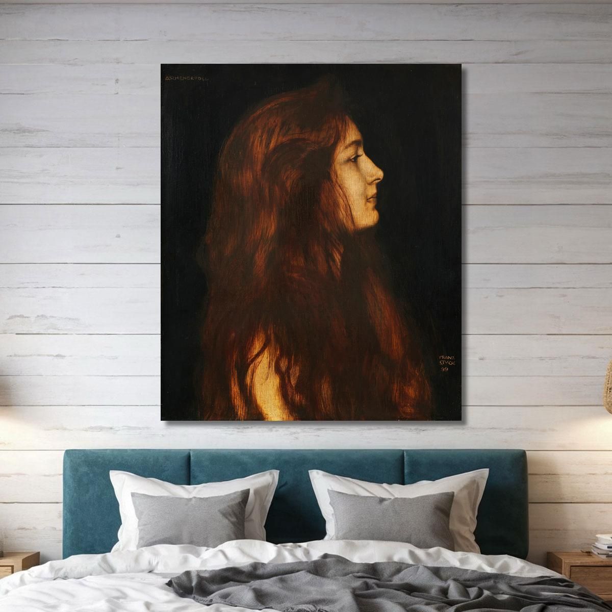 Cinderella Franz von Stuck fvs15 canvas print 