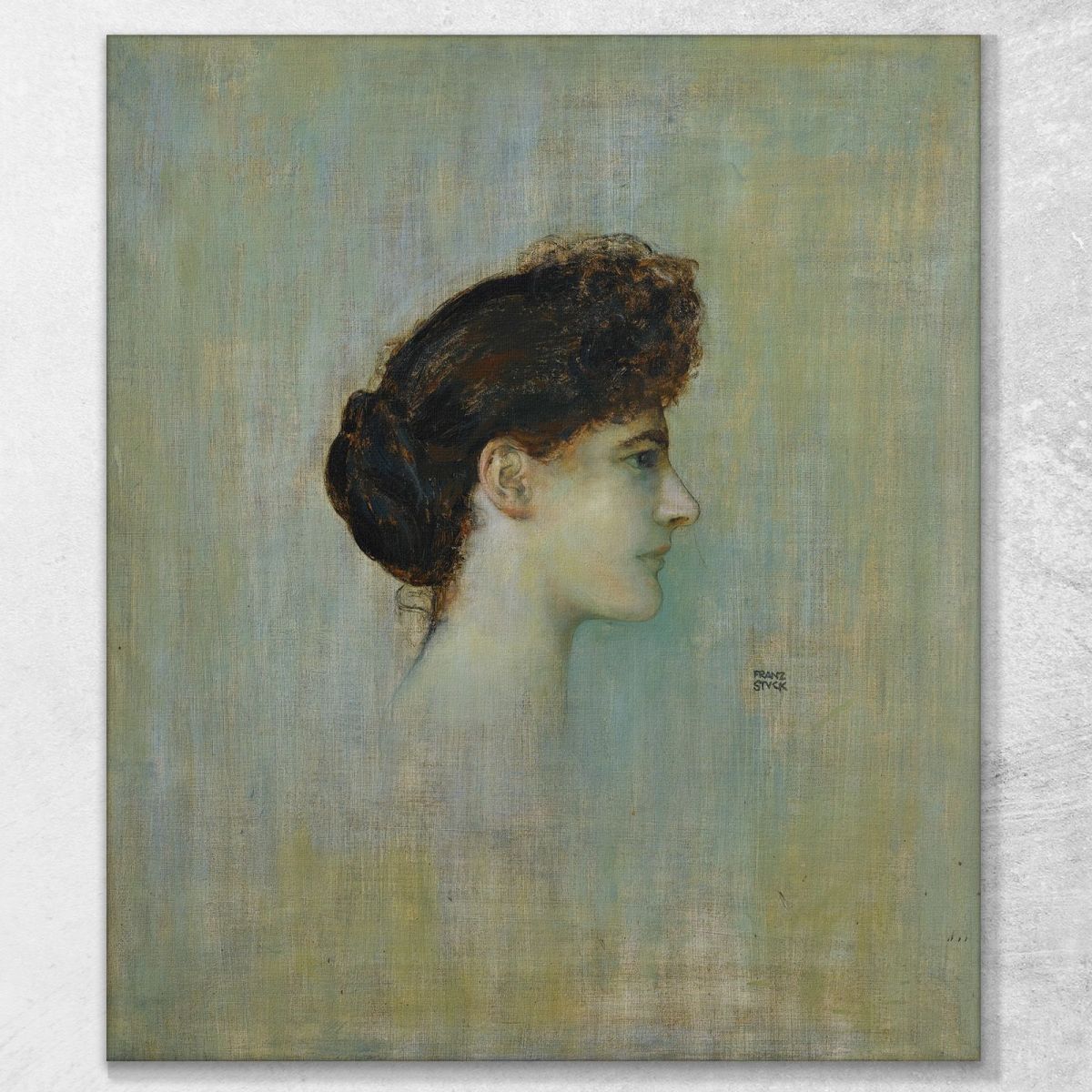 Portrait Of A Lady Franz von Stuck fvs18 canvas print 