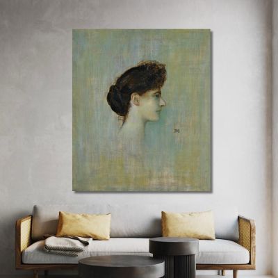 Portrait Of A Lady Franz von Stuck fvs18 canvas print 