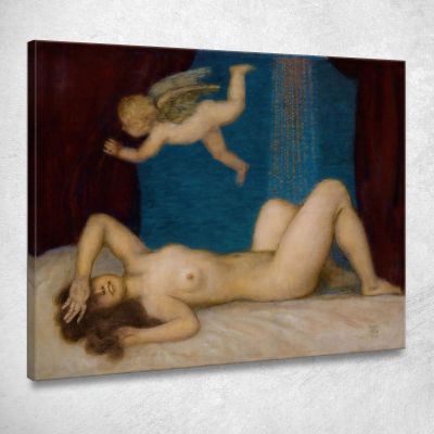 Danae And The Golden Shower Franz von Stuck fvs19 canvas print 