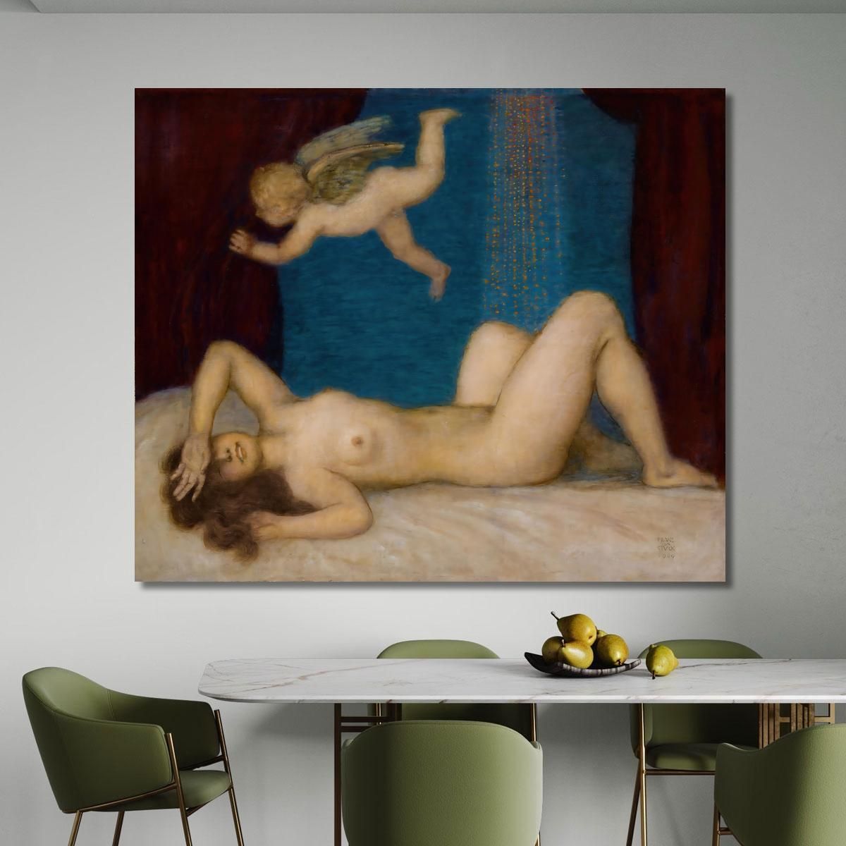 Danae And The Golden Shower Franz von Stuck fvs19 canvas print 