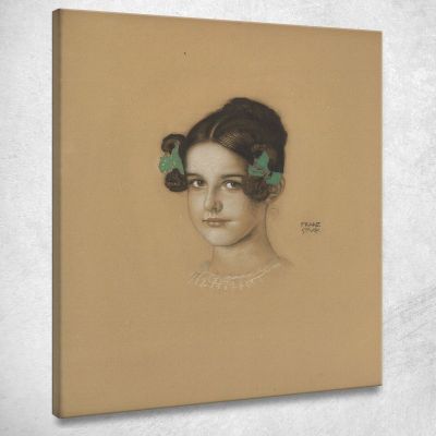 Daughter Mary Stuck Franz von Stuck fvs21 canvas print 