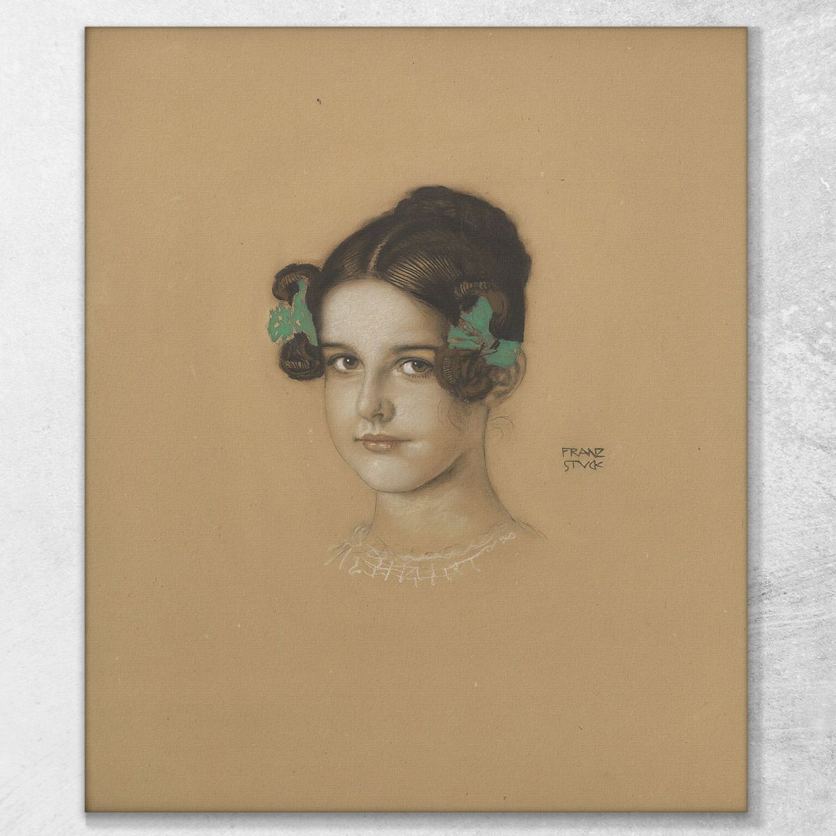 Daughter Mary Stuck Franz von Stuck fvs21 canvas print 