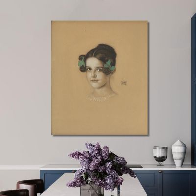 Daughter Mary Stuck Franz von Stuck fvs21 canvas print 