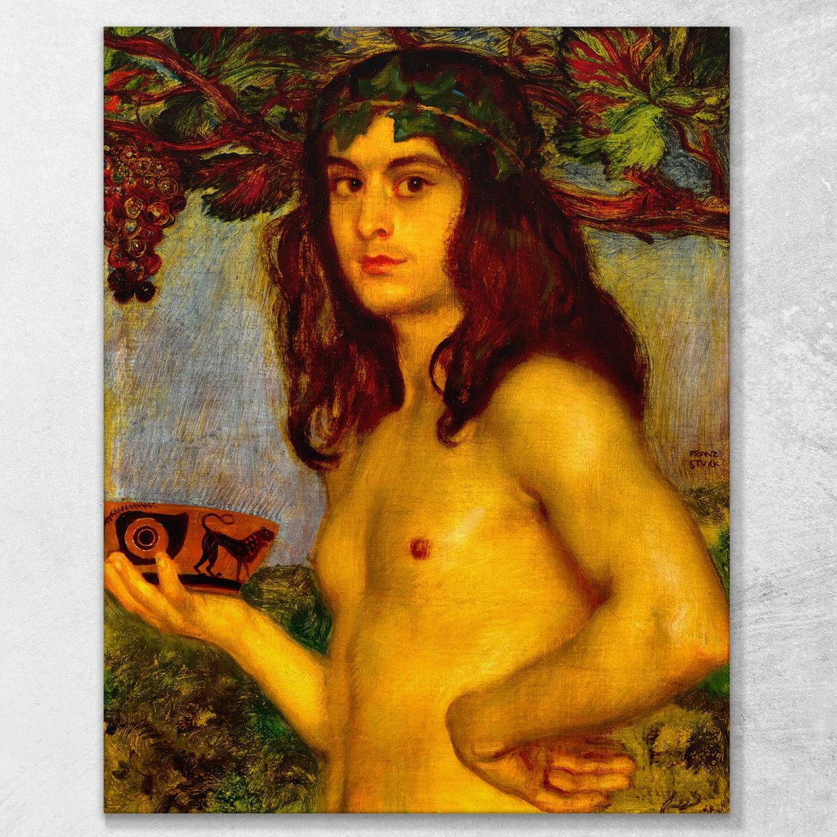 Dionysos Franz von Stuck fvs25 canvas print 