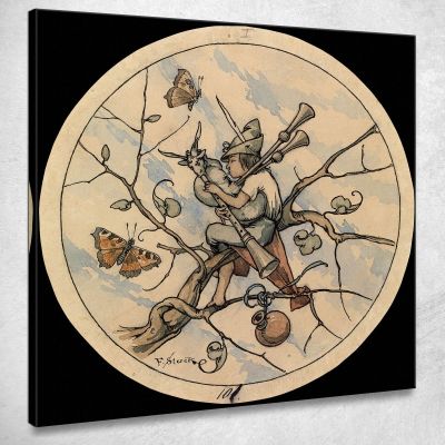 Bagpipers Franz von Stuck fvs27 canvas print 