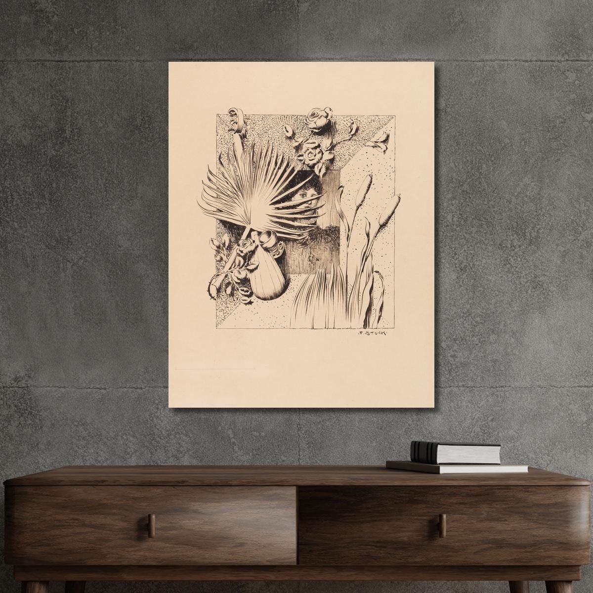 Design For A Picture Frame Franz von Stuck fvs28 canvas print 