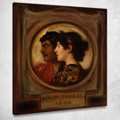 Franz And Mary Stuck Artists Festival Franz von Stuck fvs32 canvas print 