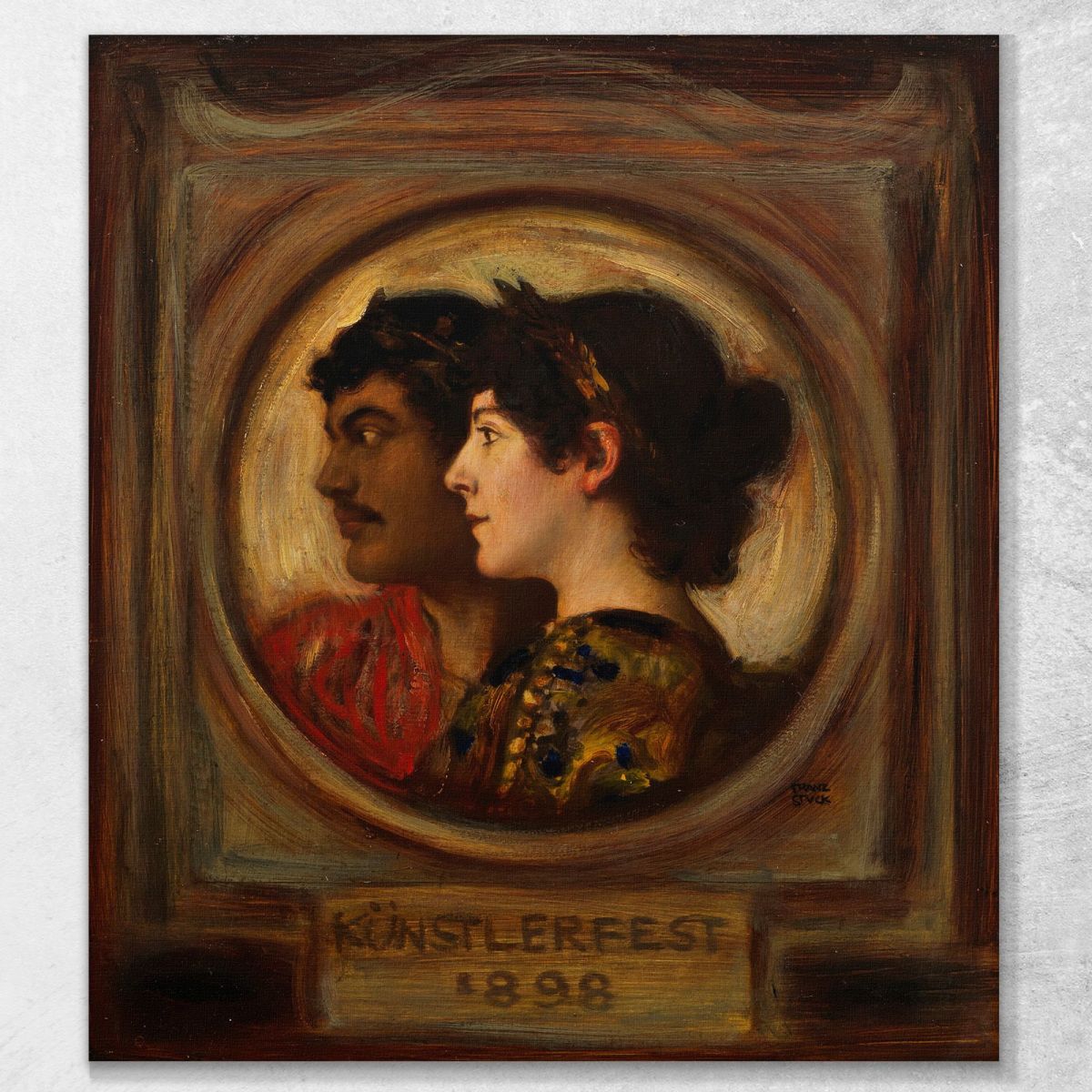 Franz And Mary Stuck Artists Festival Franz von Stuck fvs32 canvas print 