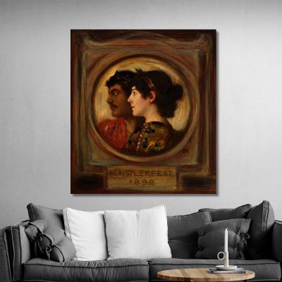 Franz And Mary Stuck Artists Festival Franz von Stuck fvs32 canvas print 