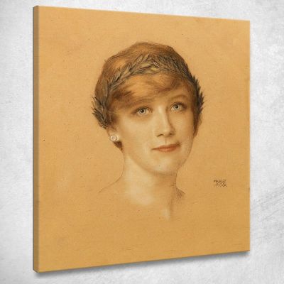 Woman Portrait Franz von Stuck fvs34 canvas print 