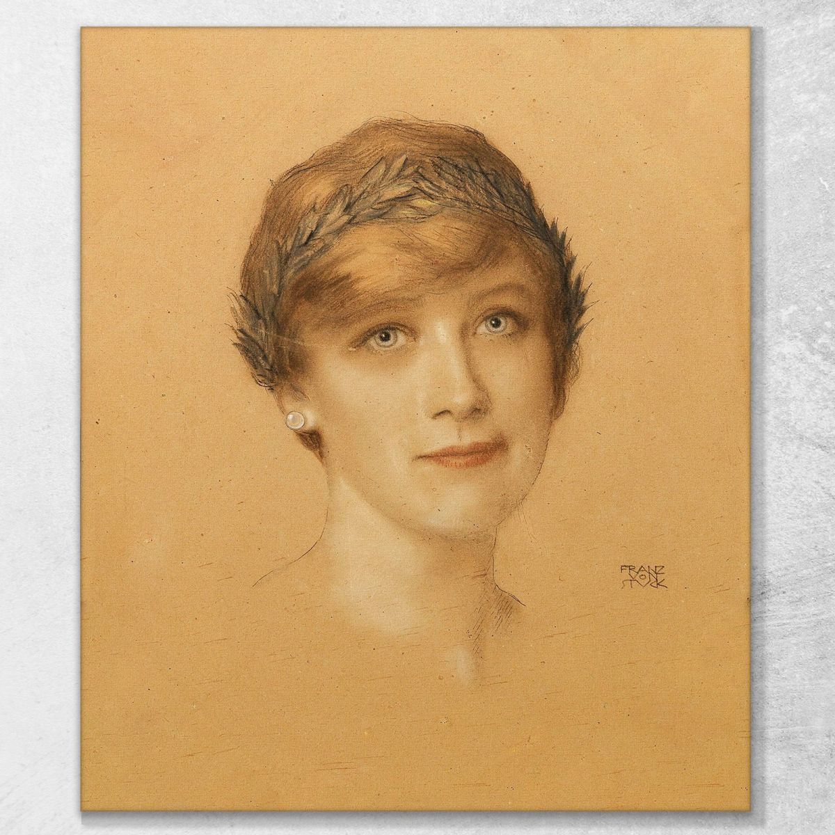 Woman Portrait Franz von Stuck fvs34 canvas print 