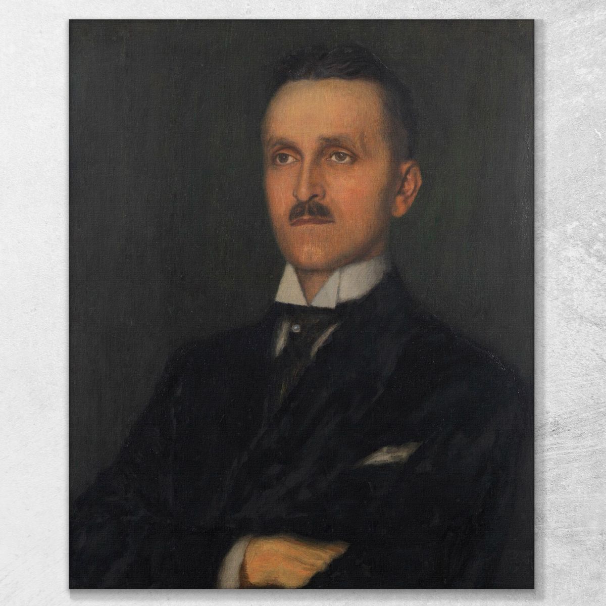 Portrait Of Heinrich Butzer Franz von Stuck fvs39 canvas print 