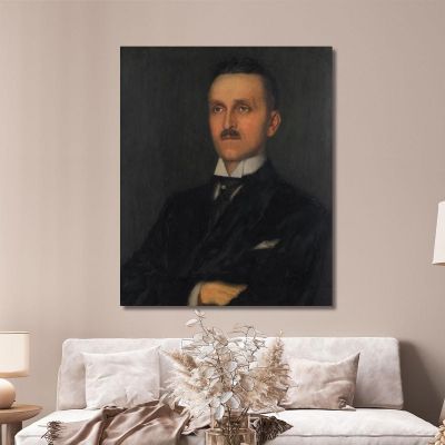 Portrait Of Heinrich Butzer Franz von Stuck fvs39 canvas print 