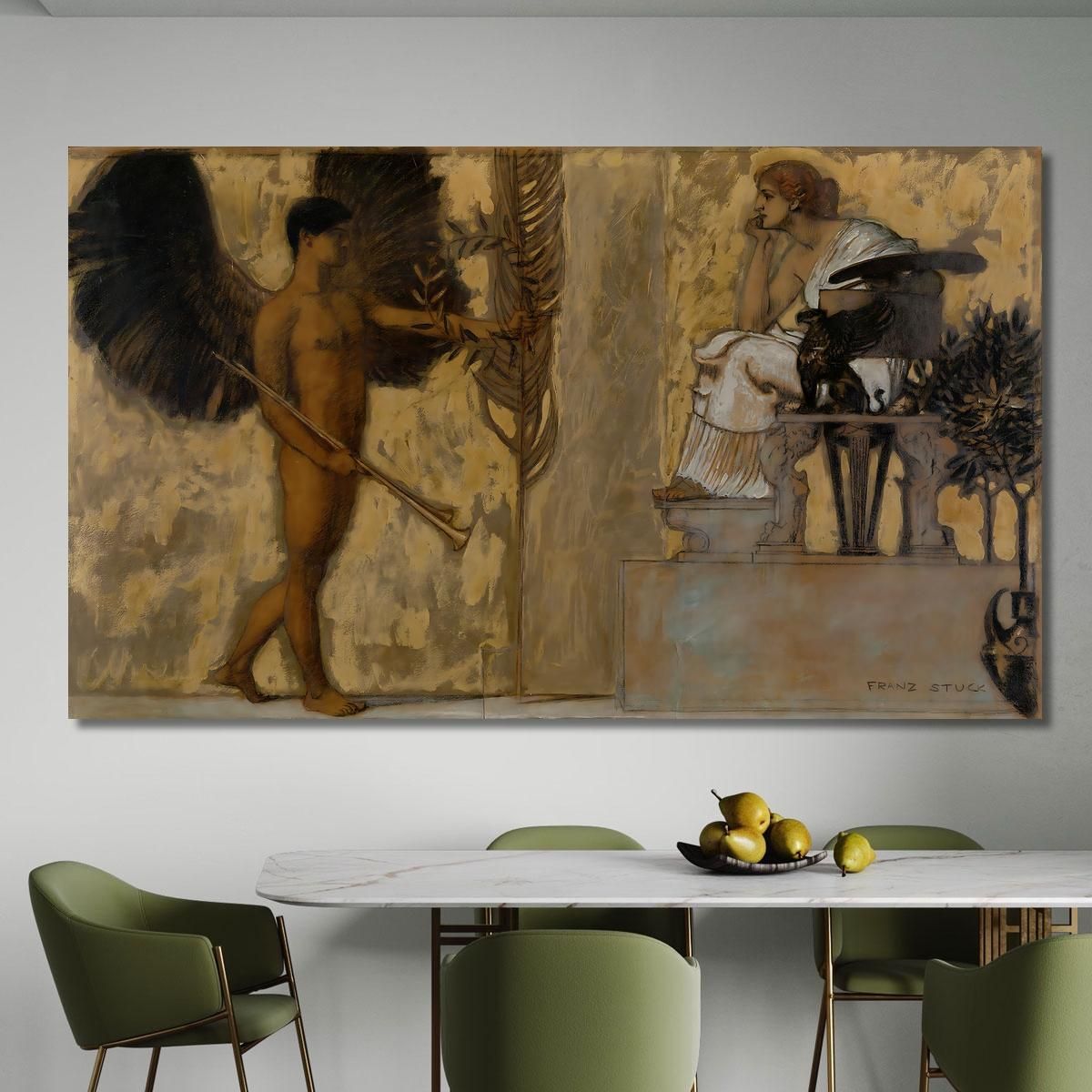 Homage To Painting Franz von Stuck fvs40 canvas print 