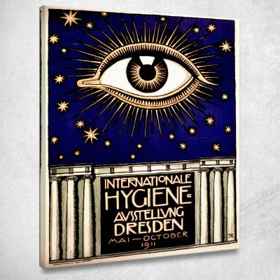 International Hygiene Exhibition Franz von Stuck fvs42 canvas print 