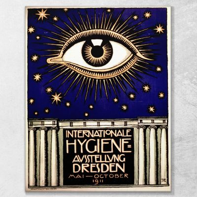 International Hygiene Exhibition Franz von Stuck fvs42 canvas print 