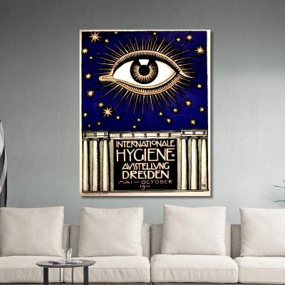 International Hygiene Exhibition Franz von Stuck fvs42 canvas print 