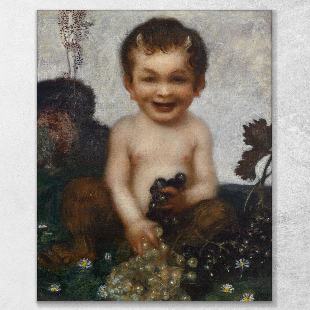 Young Faun Franz von Stuck fvs45 canvas print 