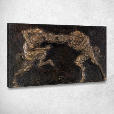 Fighting Fauns Franz von Stuck fvs47 canvas print 