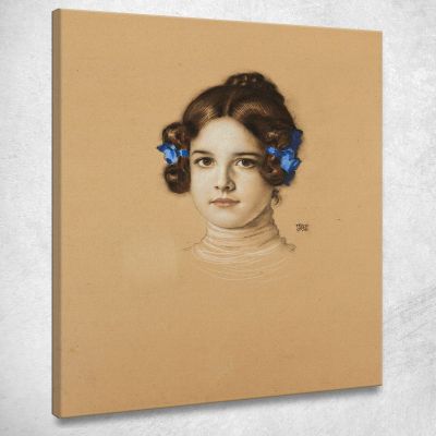 Mary Stuck The Artist'S Daughter Franz von Stuck fvs51 canvas print 